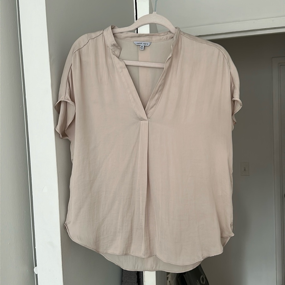 Tan blouse